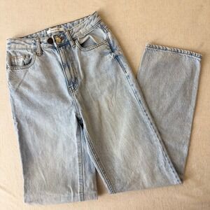 PacSun 90s Boyfriend Light Wash High Waisted Straight Leg Jeans Womens Size 25